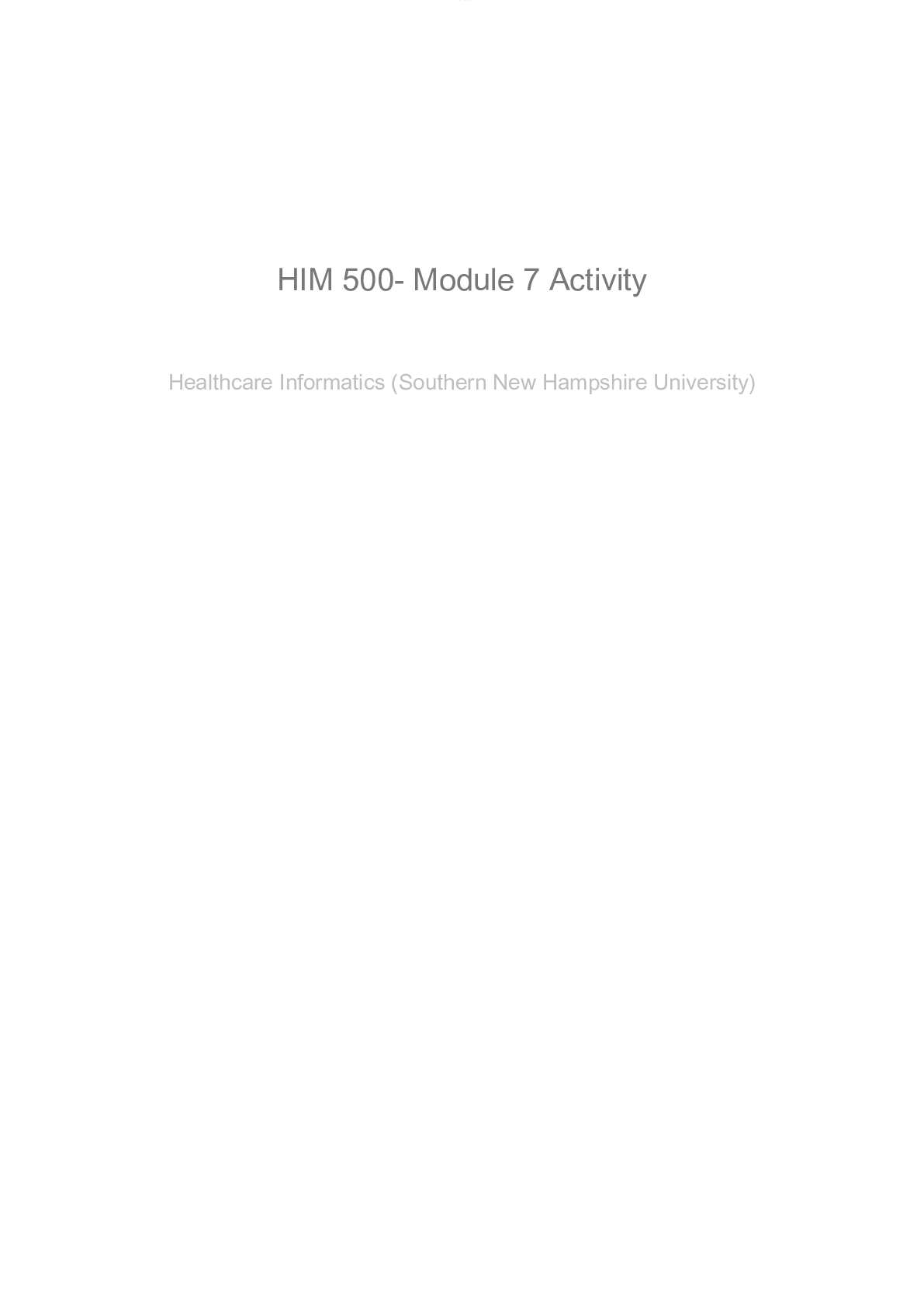 Preview image for HIM 500 Module 7 Activity Vendor Evaluation Matrix